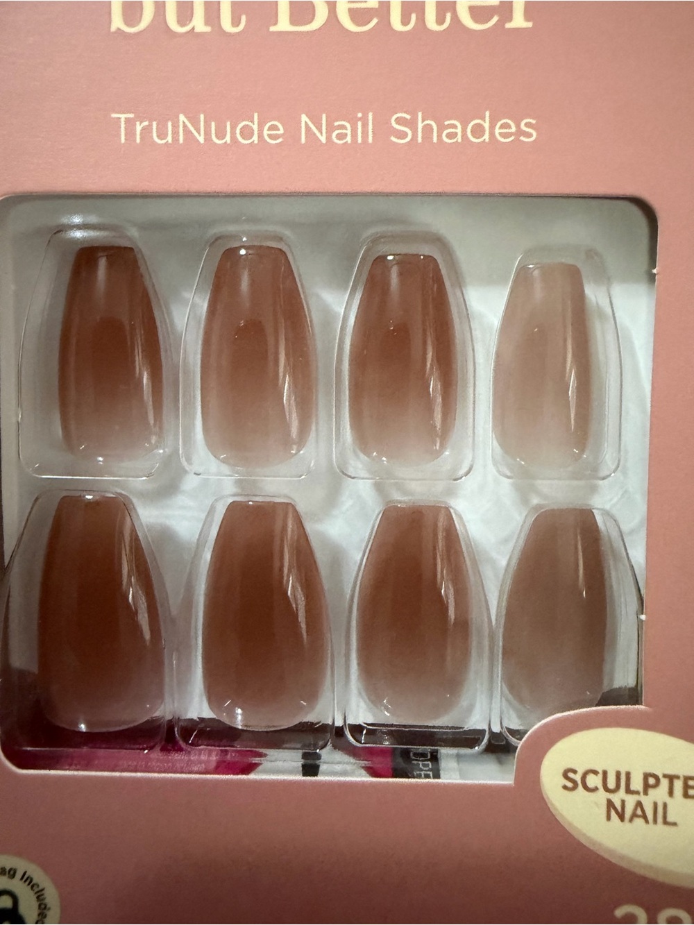 **NWT** Nude Press-On Nails
